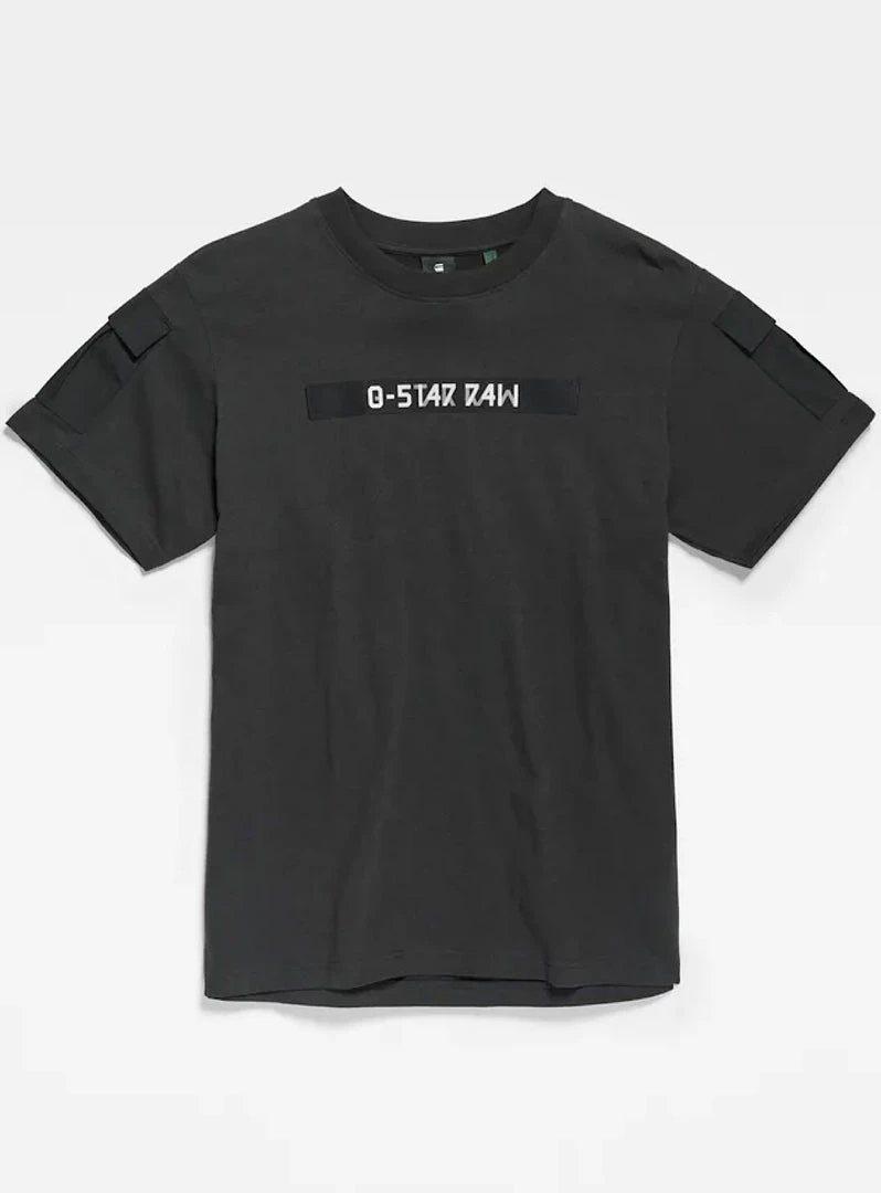 G-Star T-Shirt - Utility Pocket - Black - D21228 1 G-Star T-Shirt - Utility Pocket - Black - D21228