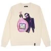 Roku Studio Sweater - Monster Treasure Bag - Eggshell - RK5480306