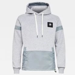 G-Star Hoodie - Prisoner Mix HDD - Grey Heather - D18213