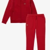 Shop All Lacoste Kids Sweatsuit - Classic Logo - Red - SJ2903