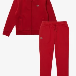 Shop All Lacoste Kids Sweatsuit - Classic Logo - Red - SJ2903