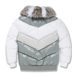 Shop All Jordan Craig Kids Jacket - Blocked Puffer - Arctic White - 91548K