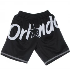Mitchell & Ness Shorts - Big Face Magic - Black And White - PSHR1062 Shop All