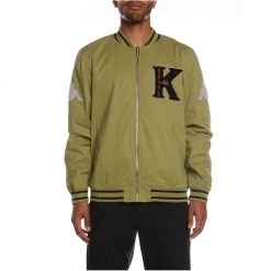 Kappa -Authentic Klaus Varsity Jacket - Green Salvia Shop All