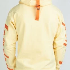 LOCKED & LOADED LNL Hoodie - Chain Stitch - Bone And Orange - LLHCH51025501 5 LOCKED & LOADED LNL Hoodie - Chain Stitch - Bone And Orange - LLHCH51025501