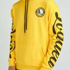 LOCKED & LOADED LNL Hoodie - Chain Stitch - Yellow And Black - LLHCH51025503