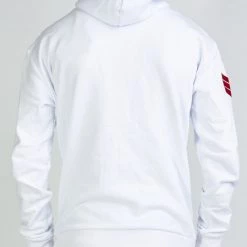 LOCKED & LOADED Shop All LNL Hoodie - Leather - White And Red - LLFZ1025502 5 LOCKED & LOADED Shop All LNL Hoodie - Leather - White And Red - LLFZ1025502