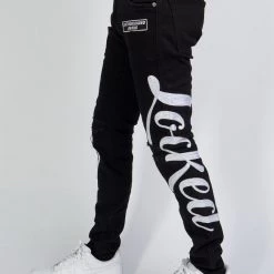 LOCKED & LOADED LNL Jeans - Chain Stitch - Black And White - LLCHSE1025250 Shop All 8 LOCKED & LOADED LNL Jeans - Chain Stitch - Black And White - LLCHSE1025250 Shop All