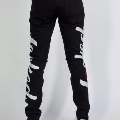 LOCKED & LOADED LNL Jeans - Chain Stitch - Black And White - LLCHSE1025250 Shop All 9 LOCKED & LOADED LNL Jeans - Chain Stitch - Black And White - LLCHSE1025250 Shop All