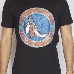 LOCKED & LOADED LNL T-Shirt - B. Clip - Aqua And Coral On Black - 102 Shop All
