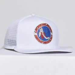 LOCKED & LOADED Shop All LNL Snapback - B. Clip - Red And Blue On White - 106