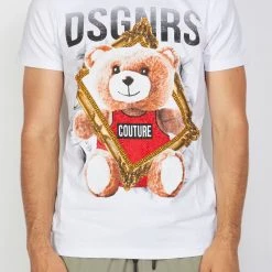 BUYER’S CHOICE Buyer's Choice T-Shirt - Stones Bear - White - 3288 01 Clearance