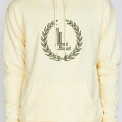 LOCKED & LOADED LNL Hoodie - Crest Pullover - Bone And Olive - LLCH603 Shop All