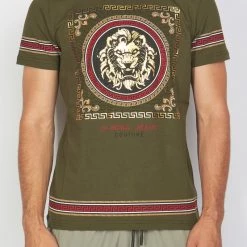 BUYER’S CHOICE Shop All Buyer's Choice T-Shirt - Greek Lion - Olive - 3473 01