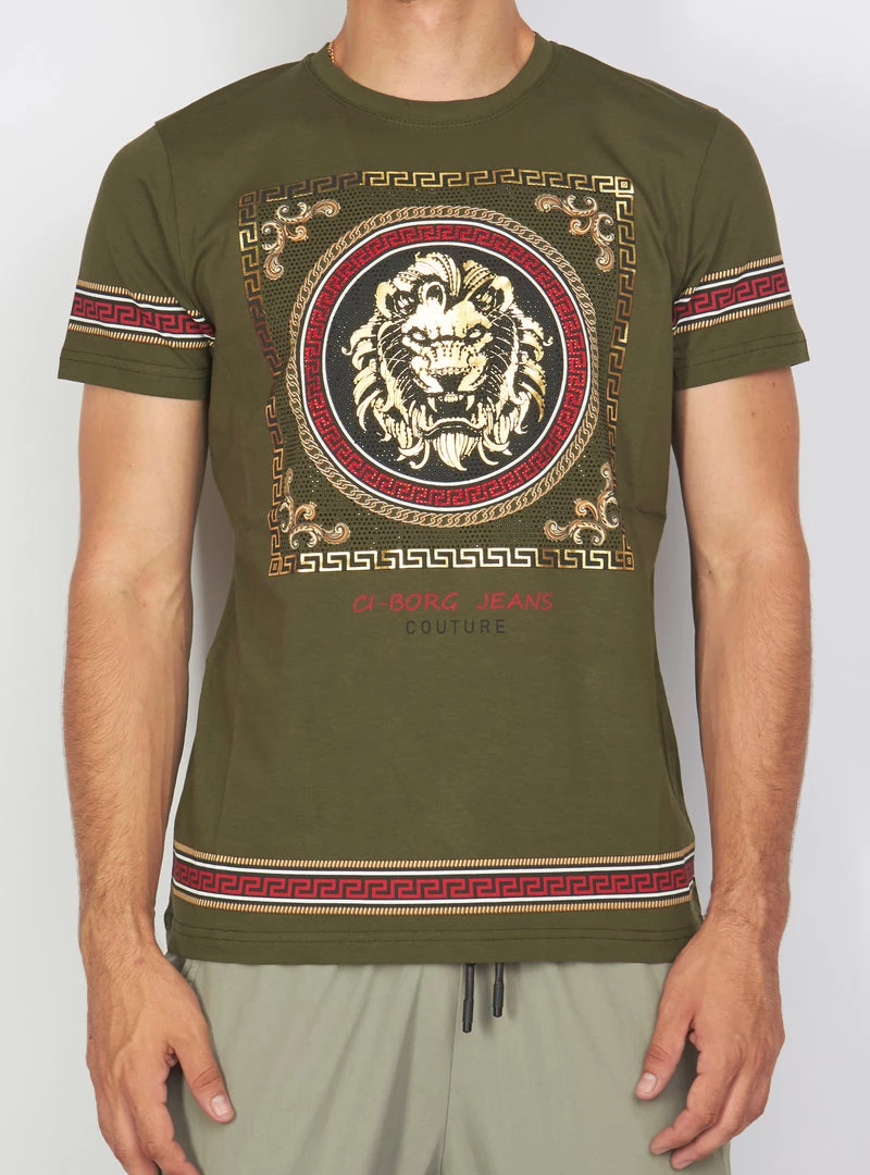 BUYER’S CHOICE Shop All Buyer's Choice T-Shirt - Greek Lion - Olive - 3473 01 1 BUYER’S CHOICE Shop All Buyer's Choice T-Shirt - Greek Lion - Olive - 3473 01