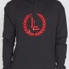 LOCKED & LOADED LNL Hoodie - Crest Pullover - Black And Red - LLCH601 Shop All