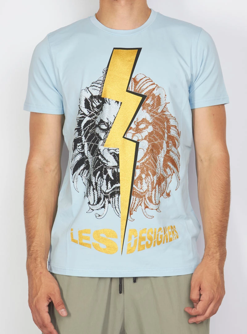 BUYER’S CHOICE Buyer's Choice T-Shirt - Lightning Lion - Light Blue - 3280 01 1 BUYER’S CHOICE Buyer's Choice T-Shirt - Lightning Lion - Light Blue - 3280 01