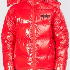 Vengeance78 Puffer Jacket - Vengeance Of Cincy - Red And Black