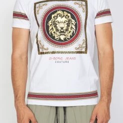 BUYER’S CHOICE Buyer's Choice T-Shirt - Greek Lion - White - 3473 01 Shop All