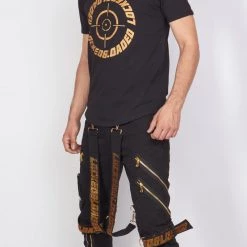 LOCKED & LOADED LNL T-Shirt - Target - Black And Gold