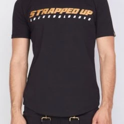 LOCKED & LOADED Shop All LNL T-Shirt - Strapped Up - Black And Gold