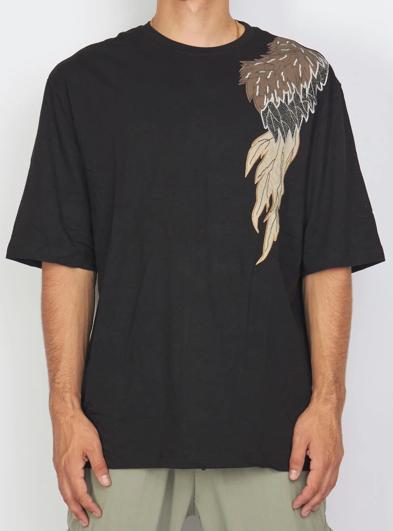 BUYER’S CHOICE Shop All Buyer's Choice T-Shirt - Feathers - Black - 7231 1 BUYER’S CHOICE Shop All Buyer's Choice T-Shirt - Feathers - Black - 7231