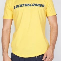 LOCKED & LOADED LNL T-Shirt - L&L - Yellow And Navy