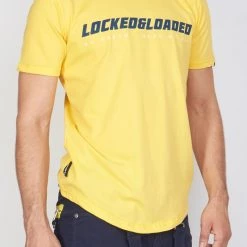 LOCKED & LOADED LNL T-Shirt - L&L - Yellow And Navy