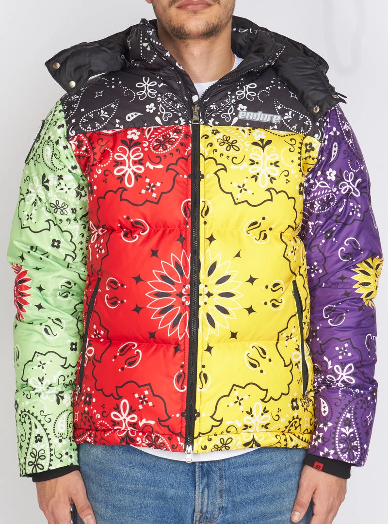 Endure Jacket - Puffer Bandana - Multi - 7015 2 Endure Jacket - Puffer Bandana - Multi - 7015