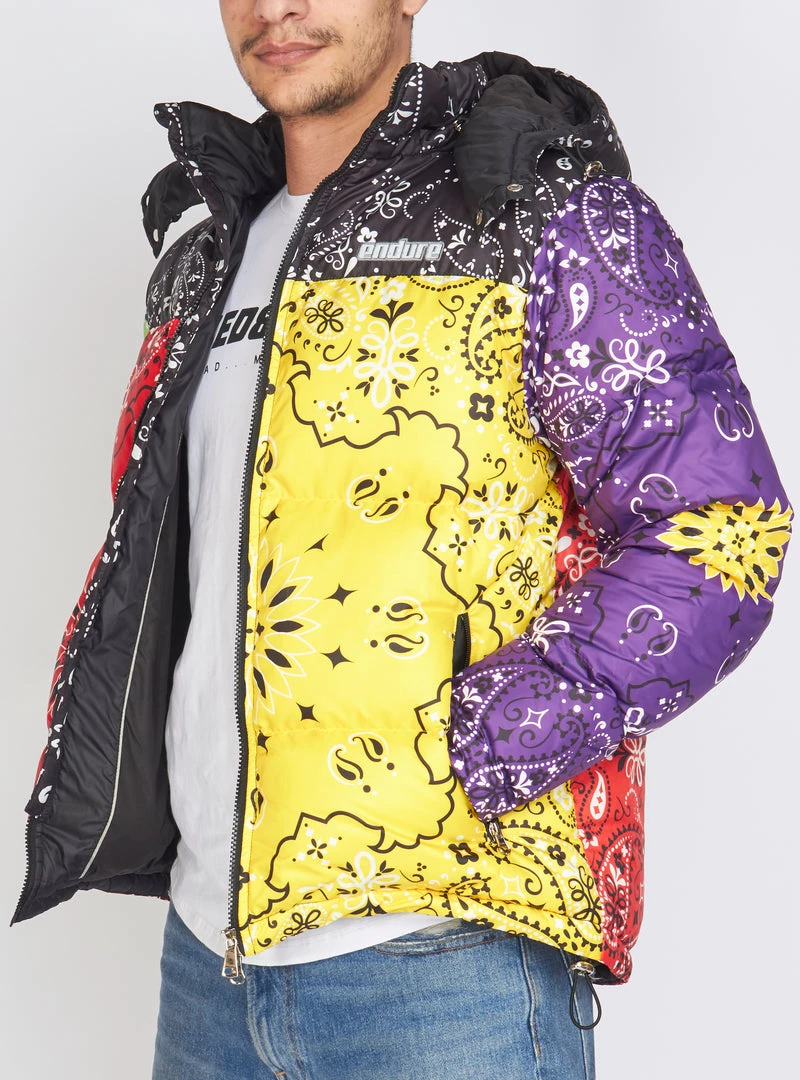 Endure Jacket - Puffer Bandana - Multi - 7015 9 Endure Jacket - Puffer Bandana - Multi - 7015