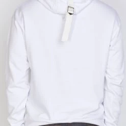 LOCKED & LOADED LNL Hoodie - Crest Pullover - White And Navy - LLCH602