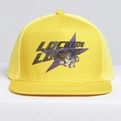 LOCKED & LOADED LNL Snapback - Heavy Hitta - Black And Purple On Yellow - 200 Shop All