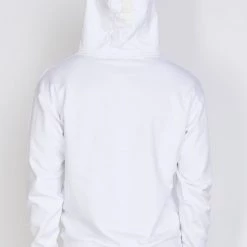 LOCKED & LOADED LNL Hoodie - Crest Pullover - White And Navy - LLCH602 6 LOCKED & LOADED LNL Hoodie - Crest Pullover - White And Navy - LLCH602