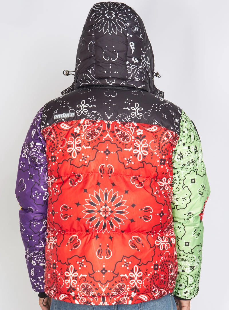 Endure Jacket - Puffer Bandana - Multi - 7015 10 Endure Jacket - Puffer Bandana - Multi - 7015