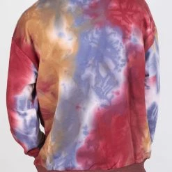 BUYER’S CHOICE Buyer's Choice Sweater - Lightning Bolt - Burgundy And Indigo - SW-21567