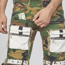 LOCKED & LOADED LNL Shorts - Strapped Denim - Camo - LLTS421105 Shop All
