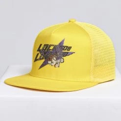 LOCKED & LOADED LNL Snapback - Heavy Hitta - Black And Purple On Yellow - 200 Shop All