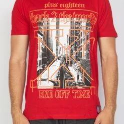 BUYER’S CHOICE Buyer's Choice T-Shirt - Back To The World - Red - ST 7528 Shop All