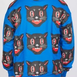 BUYER’S CHOICE Buyer's Choice Sweater - Cat - Blue - SW-21560 Shop All
