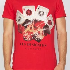 BUYER’S CHOICE Buyer's Choice T-Shirt - Cards - Red - 3289 01 Shop All