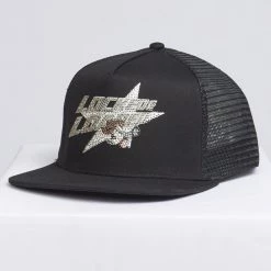 LOCKED & LOADED LNL Snapback - Heavy Hitta - Silver And White On Black - 204