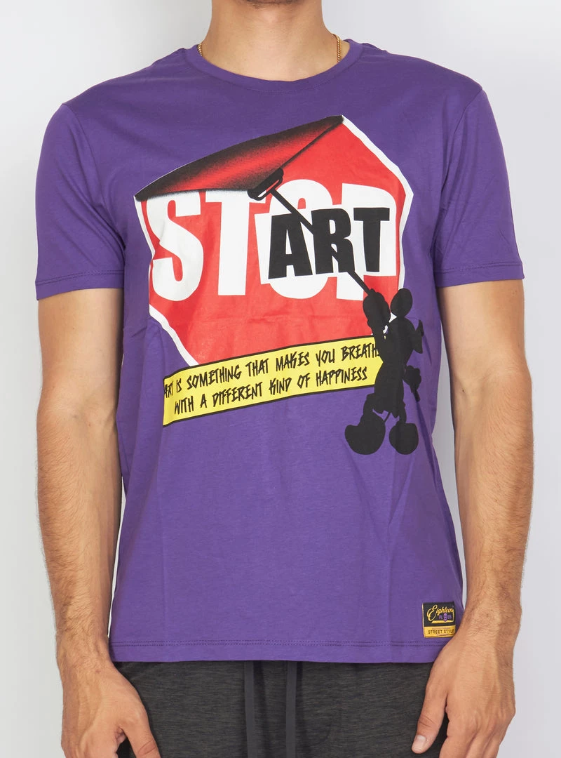 BUYER’S CHOICE Shop All Buyer's Choice T-Shirt - Stop Art - Purple - ST 7535 1 BUYER’S CHOICE Shop All Buyer's Choice T-Shirt - Stop Art - Purple - ST 7535