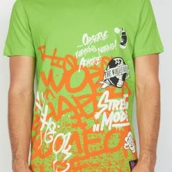 BUYER’S CHOICE Buyer's Choice T-Shirt - The World - Lime - ST 7507