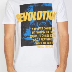 BUYER’S CHOICE Buyer's Choice T-Shirt - Revolution - White - ST 7537 Shop All