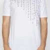 BUYER’S CHOICE Buyer's Choice T-Shirt - Falling Stones - White - 21-Y222