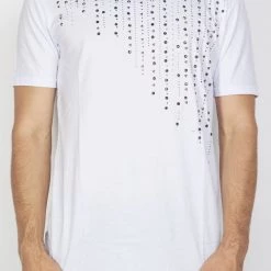 BUYER’S CHOICE Buyer's Choice T-Shirt - Falling Stones - White - 21-Y222