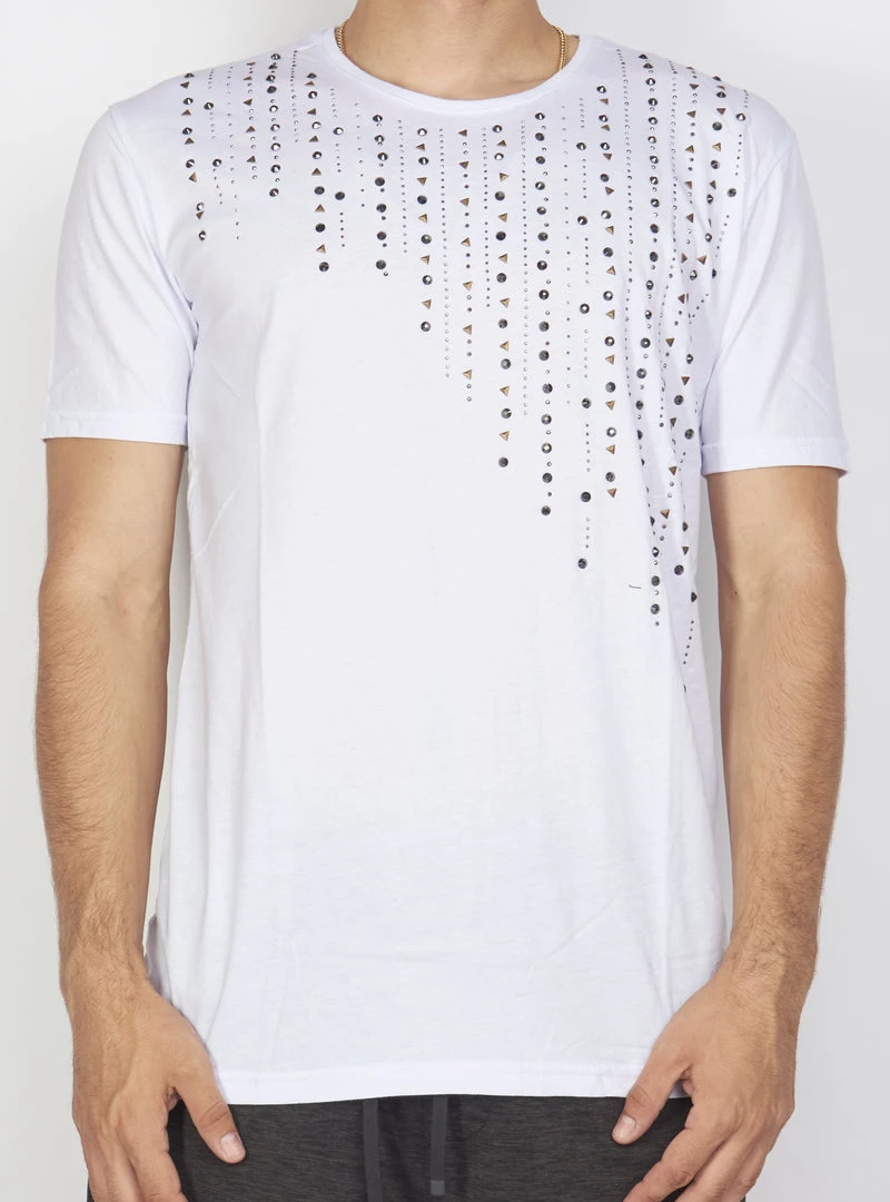 BUYER’S CHOICE Buyer's Choice T-Shirt - Falling Stones - White - 21-Y222 1 BUYER’S CHOICE Buyer's Choice T-Shirt - Falling Stones - White - 21-Y222