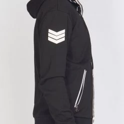 LOCKED & LOADED Shop All LNL Hoodie - Leather - Black And White - LLFZ1025102