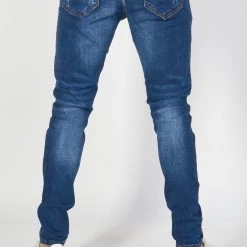 BUYER’S CHOICE Shop All Buyer's Choice Jeans - Mario Patch - Orange/Blue - 2289-100-A18