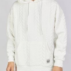 BUYER’S CHOICE Buyer's Choice Hoodie - Plush - White - SW-21605